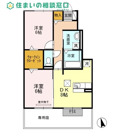 愛知県碧南市松本町 碧南中央駅 2DK アパート 賃貸物件詳細
