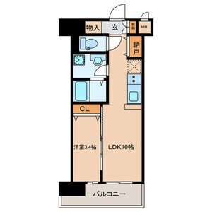 ザ・レジデンス黒崎駅南 2階 1LDK 賃貸物件詳細