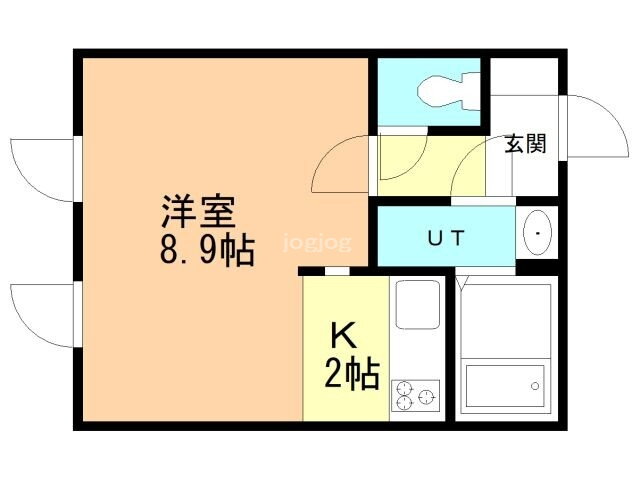北海道北見市公園町 1K アパート 賃貸物件詳細