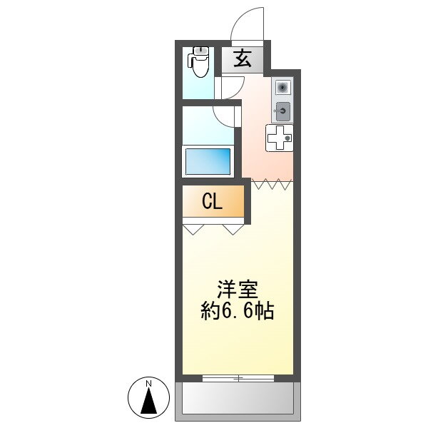岐阜県岐阜市若竹町２ 名鉄岐阜駅 1K マンション 賃貸物件詳細