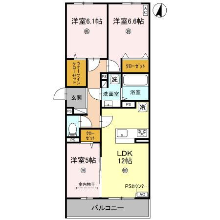兵庫県神戸市灘区高羽町４ 六甲道駅 3LDK アパート 賃貸物件詳細