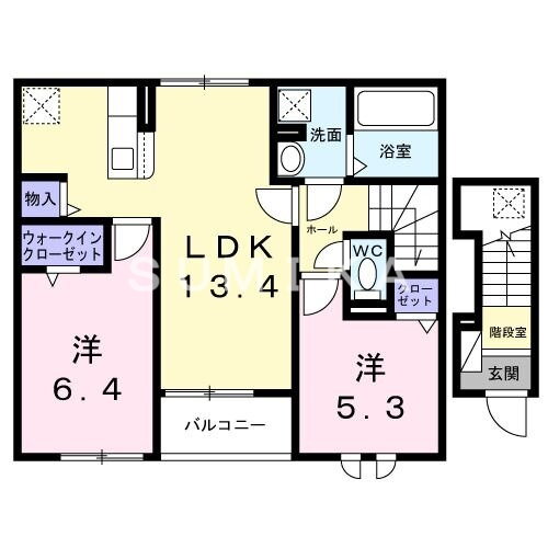 岡山県岡山市中区高屋 高島駅 2LDK アパート 賃貸物件詳細