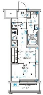 神奈川県川崎市中原区今井仲町 武蔵小杉駅 1DK マンション 賃貸物件詳細