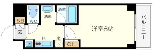 大阪府大阪市西区北堀江４ 西長堀駅 1K マンション 賃貸物件詳細
