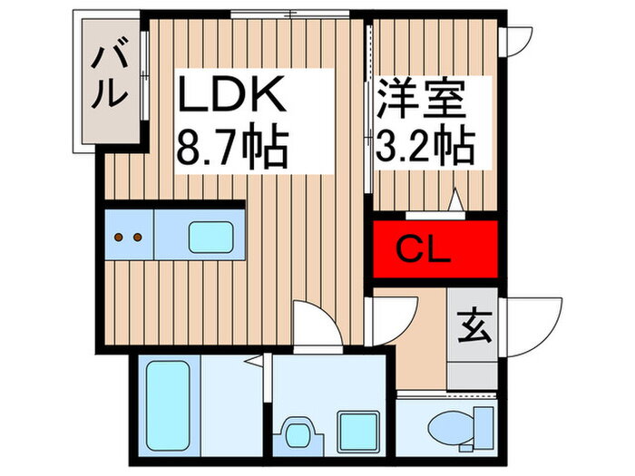 埼玉県上尾市愛宕２ 上尾駅 1LDK アパート 賃貸物件詳細