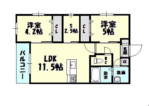福岡県糟屋郡志免町南里６ 原町駅 2SLDK マンション 賃貸物件詳細