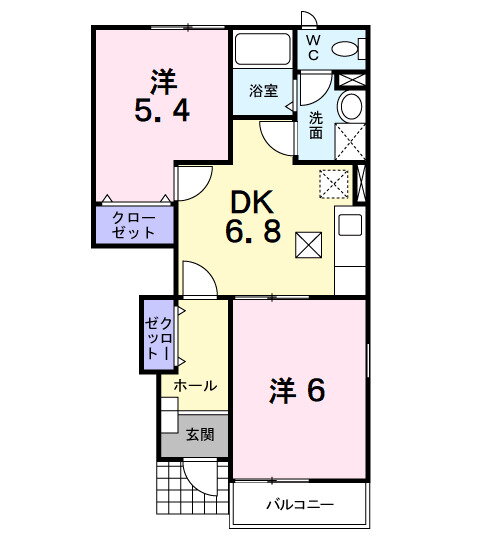 山梨県南アルプス市西野 竜王駅 2DK アパート 賃貸物件詳細