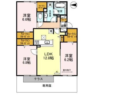京都府京都市伏見区羽束師鴨川町 長岡京駅 3LDK アパート 賃貸物件詳細