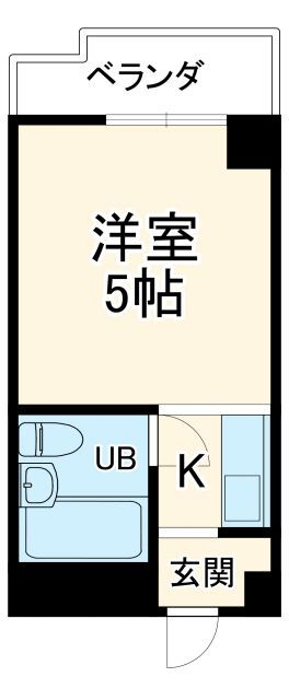 岐阜県岐阜市加納水野町３ 岐阜駅 1K マンション 賃貸物件詳細