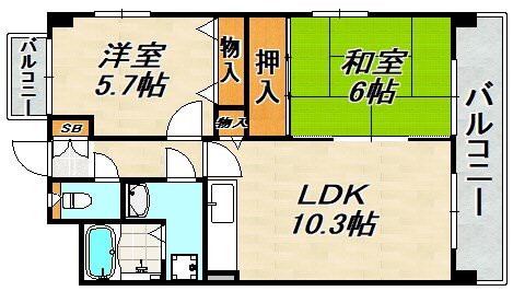 兵庫県神戸市長田区東尻池町１ 高速長田駅 2LDK マンション 賃貸物件詳細
