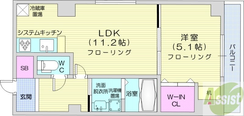 北海道札幌市中央区南一条西１０ 西１１丁目駅 1LDK マンション 賃貸物件詳細