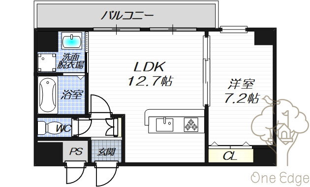大阪府大阪市北区野崎町 南森町駅 1LDK マンション 賃貸物件詳細