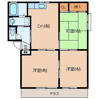 ベストバリュージュ 1階 3DK 賃貸物件詳細