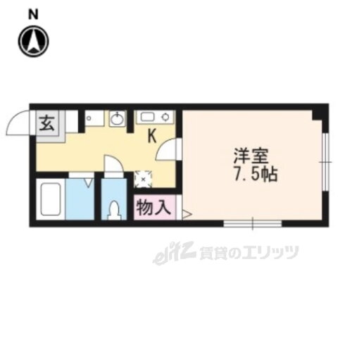 京都府京都市上京区松屋町 北野白梅町駅 1K マンション 賃貸物件詳細