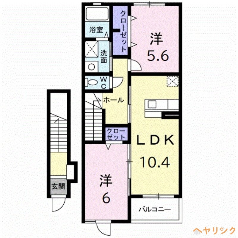愛知県名古屋市守山区大森１ 大森・金城学院前駅 2LDK アパート 賃貸物件詳細