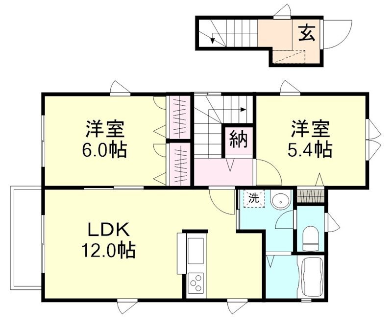 岡山県倉敷市連島町連島 浦田駅 2LDK アパート 賃貸物件詳細