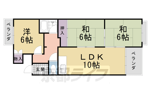 京都府京都市南区久世殿城町 桂川駅 3LDK マンション 賃貸物件詳細