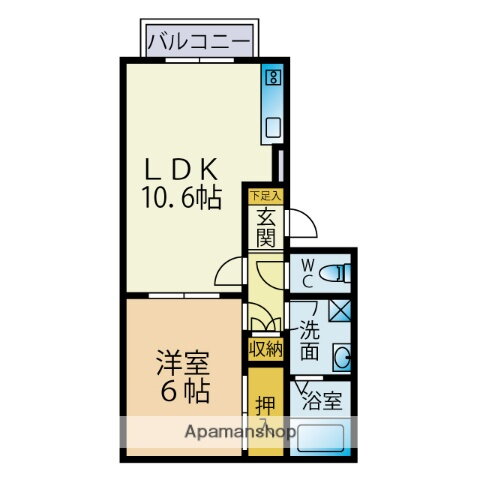 サンブライト観光通り 1階 1LDK 賃貸物件詳細