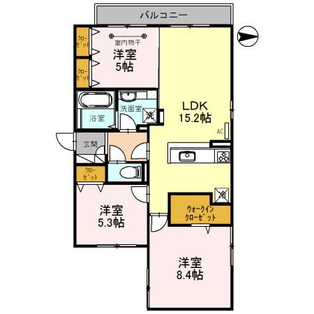 大阪府箕面市桜４ 牧落駅 3LDK アパート 賃貸物件詳細