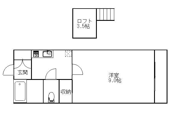 岡山県岡山市北区谷万成１ 備前三門駅 1SK アパート 賃貸物件詳細