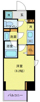 Ｓ－ＦＯＲＴ鶴見中央 9階 1K 賃貸物件詳細