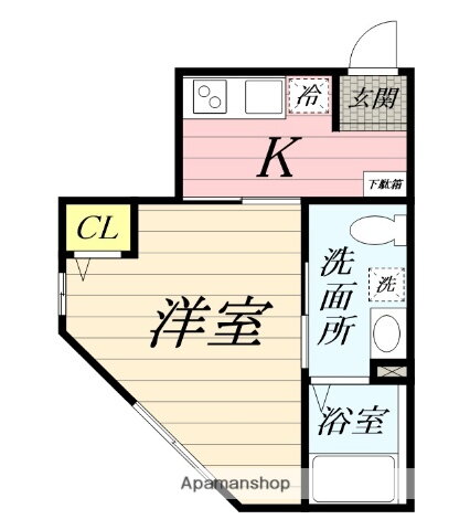 神奈川県大和市上草柳２ 大和駅 1K アパート 賃貸物件詳細