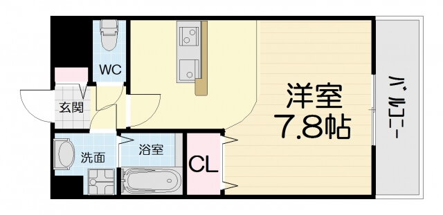 Ｐｒｉｍｏおおとり 4階 1K 賃貸物件詳細