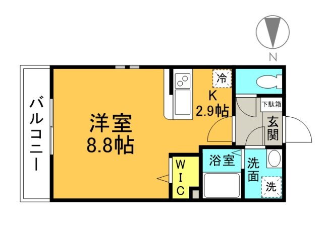 広島県広島市東区牛田東２ 白島駅 1K アパート 賃貸物件詳細