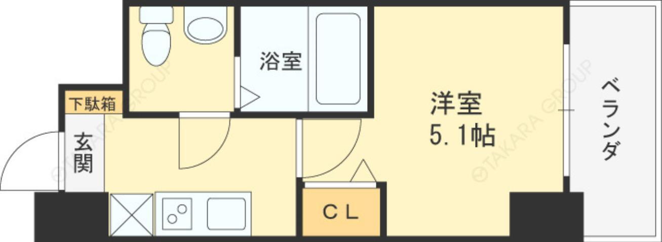 兵庫県尼崎市立花町１ 立花駅 1K マンション 賃貸物件詳細