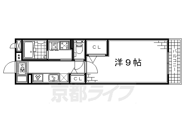 京都府京都市伏見区桃山町遠山 六地蔵駅 1K マンション 賃貸物件詳細