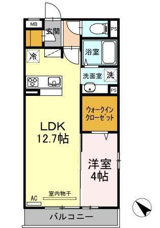 山口県下関市大平町 下関駅 1LDK アパート 賃貸物件詳細