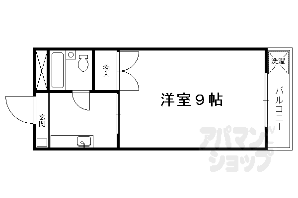 京都府京都市伏見区指物町 丹波橋駅 1K アパート 賃貸物件詳細
