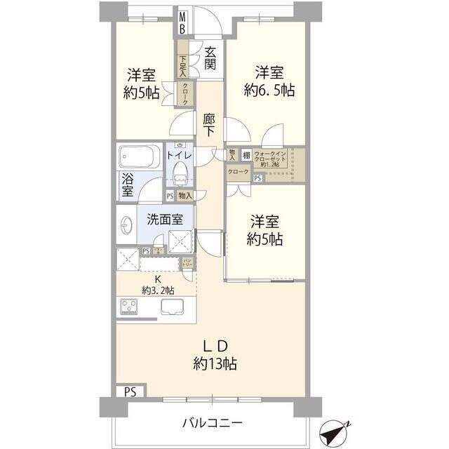 東京都世田谷区豪徳寺２ 世田谷駅 3LDK マンション 賃貸物件詳細