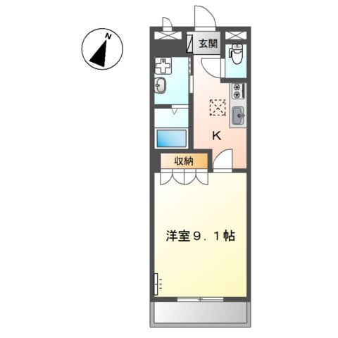 広島県福山市引野町４ 東福山駅 1K アパート 賃貸物件詳細
