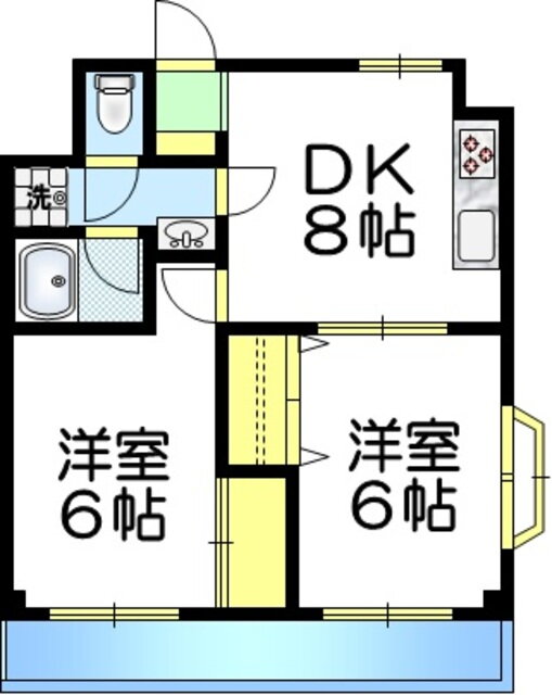 東京都板橋区大山町 大山駅 2DK マンション 賃貸物件詳細