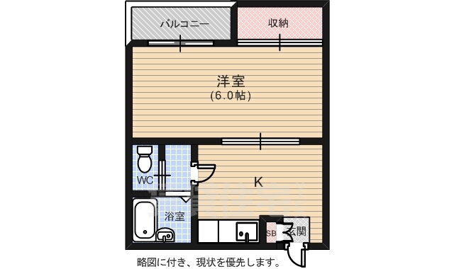 エターナル石本 2階 1DK 賃貸物件詳細