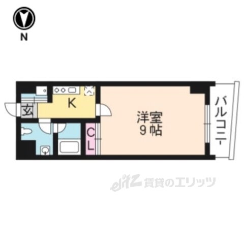 京都府京都市右京区西京極畔勝町 西京極駅 1K マンション 賃貸物件詳細