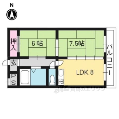 京都府京都市伏見区竹田東小屋ノ内町 竹田駅 2DK マンション 賃貸物件詳細