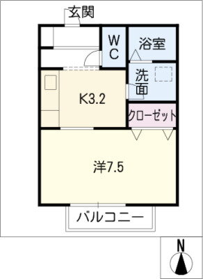 愛知県名古屋市千種区春岡２ 池下駅 1K アパート 賃貸物件詳細
