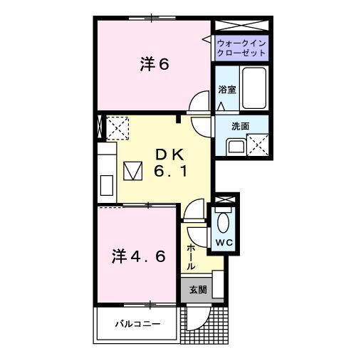 福井県鯖江市東鯖江２ 鯖江駅 2DK アパート 賃貸物件詳細