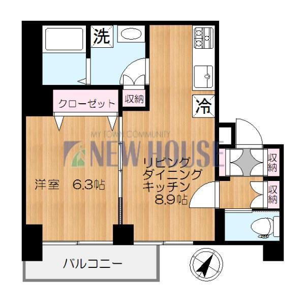 東京都新宿区早稲田鶴巻町 早稲田駅 1LDK マンション 賃貸物件詳細
