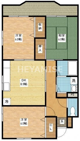 長崎県諫早市小船越町 西諫早駅 3DK マンション 賃貸物件詳細