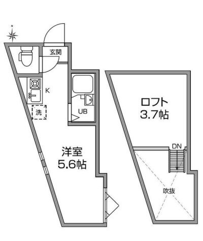 東京都新宿区中落合１ 中井駅 ワンルーム アパート 賃貸物件詳細