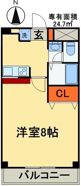 千葉県千葉市花見川区幕張町５ 幕張駅 1K マンション 賃貸物件詳細