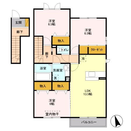 茨城県古河市東牛谷 古河駅 3LDK アパート 賃貸物件詳細
