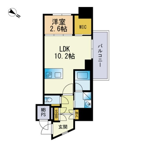 福岡県福岡市博多区美野島１ 渡辺通駅 1LDK マンション 賃貸物件詳細