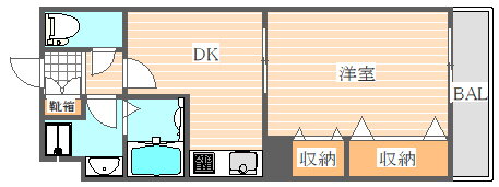 福岡県福岡市博多区築港本町 中洲川端駅 1DK マンション 賃貸物件詳細