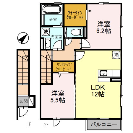 大阪府泉大津市二田町２ 松ノ浜駅 2LDK アパート 賃貸物件詳細