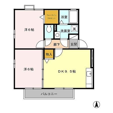 愛知県あま市本郷郷前 甚目寺駅 2DK アパート 賃貸物件詳細