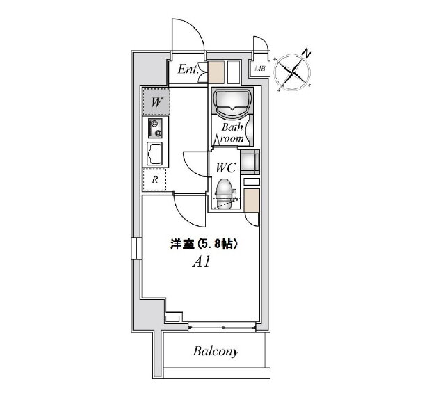 東京都稲城市東長沼 稲城駅 1K マンション 賃貸物件詳細